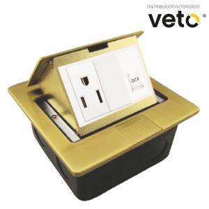 Caja de Piso  Bronce